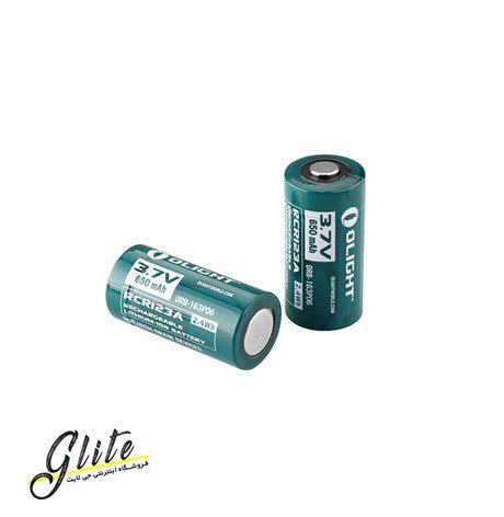 باتری لیتیوم آیون RCR123A 650mAh