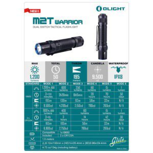 چراغ قوه Olight M2T Warrior چراغ قوه Olight M2T Warrior