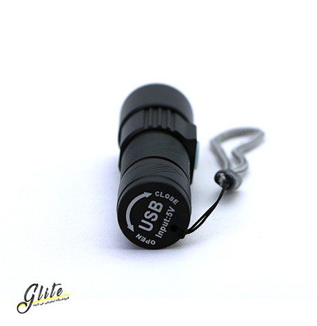چراغ قوه جیبی مشکی PETZL USB