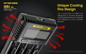 شارژر باتری هوشمند 4 کانال نایتکر Nitecore UMS4 شارژر باتری هوشمند 4 کانال نایتکر Nitecore UMS4