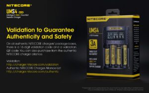 شارژر باتری هوشمند 4 کانال نایتکر Nitecore UMS4 شارژر باتری هوشمند 4 کانال نایتکر Nitecore UMS4
