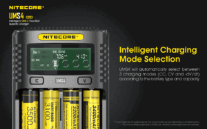 شارژر باتری هوشمند 4 کانال نایتکر Nitecore UMS4 شارژر باتری هوشمند 4 کانال نایتکر Nitecore UMS4