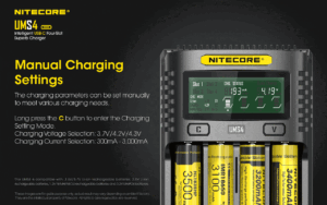 شارژر باتری هوشمند 4 کانال نایتکر Nitecore UMS4 شارژر باتری هوشمند 4 کانال نایتکر Nitecore UMS4