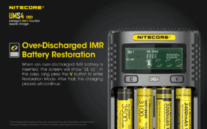 شارژر باتری هوشمند 4 کانال نایتکر Nitecore UMS4 شارژر باتری هوشمند 4 کانال نایتکر Nitecore UMS4