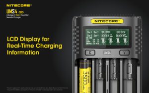 شارژر باتری هوشمند 4 کانال نایتکر Nitecore UMS4 شارژر باتری هوشمند 4 کانال نایتکر Nitecore UMS4
