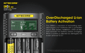 شارژر باتری هوشمند 4 کانال نایتکر Nitecore UMS4 شارژر باتری هوشمند 4 کانال نایتکر Nitecore UMS4