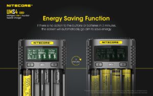 شارژر باتری هوشمند 4 کانال نایتکر Nitecore UMS4 شارژر باتری هوشمند 4 کانال نایتکر Nitecore UMS4