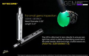 چراغ قوه یووی 365 نانومتر نایتکر GEM10UV