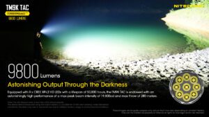 چراغ قوه تاکتیکال نایتکر Nitecore TM9K TAC چراغ قوه تاکتیکال نایتکر Nitecore TM9K TAC
