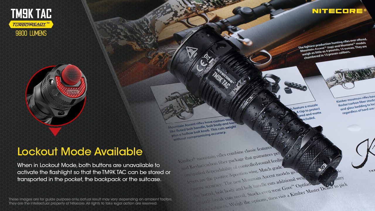 چراغ قوه تاکتیکال نایتکر Nitecore TM9K TAC چراغ قوه تاکتیکال نایتکر Nitecore TM9K TAC
