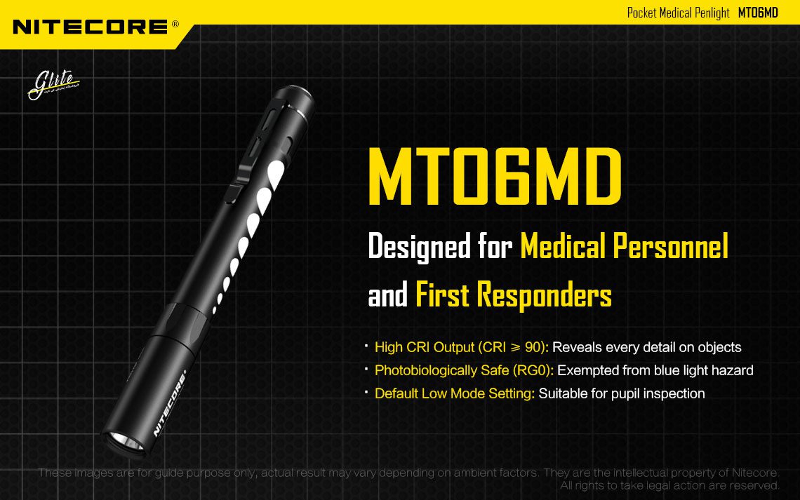 چراغ قوه پزشکی نایتکر Nitecore MT06MD