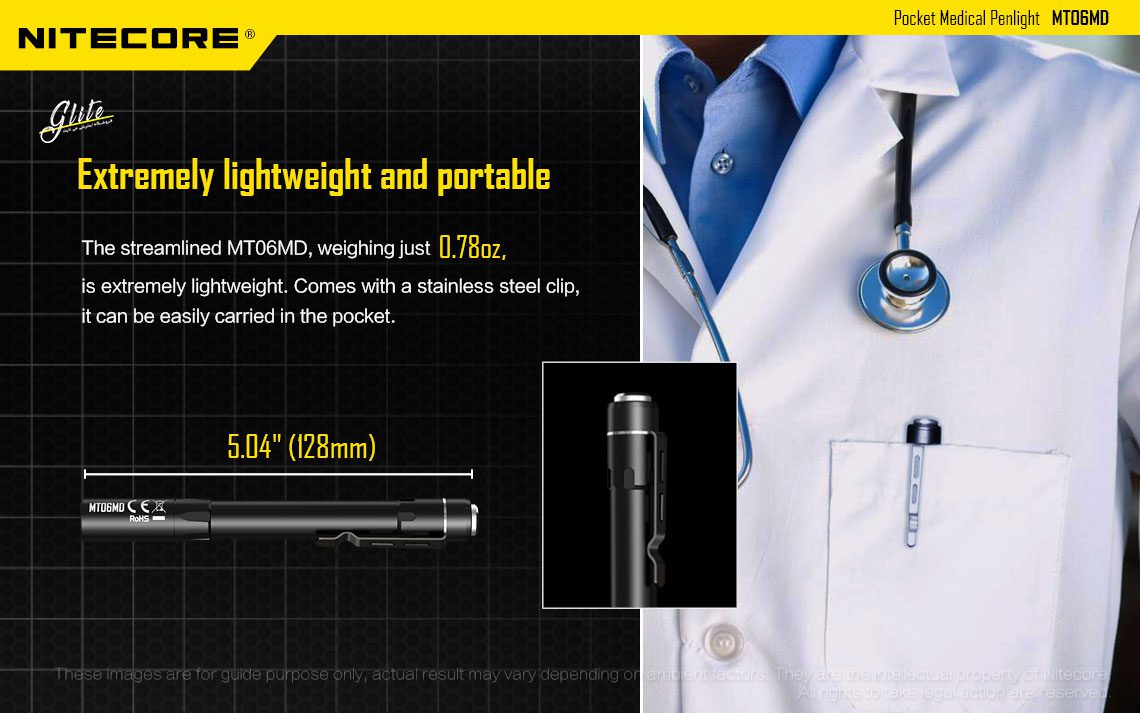 چراغ قوه پزشکی نایتکر Nitecore MT06MD