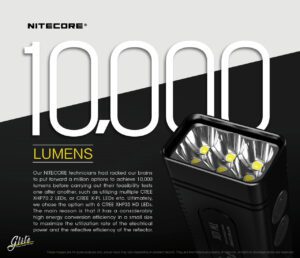 چراغ قوه نایتکر Nitecore TM10K چراغ قوه نایتکر Nitecore TM10K