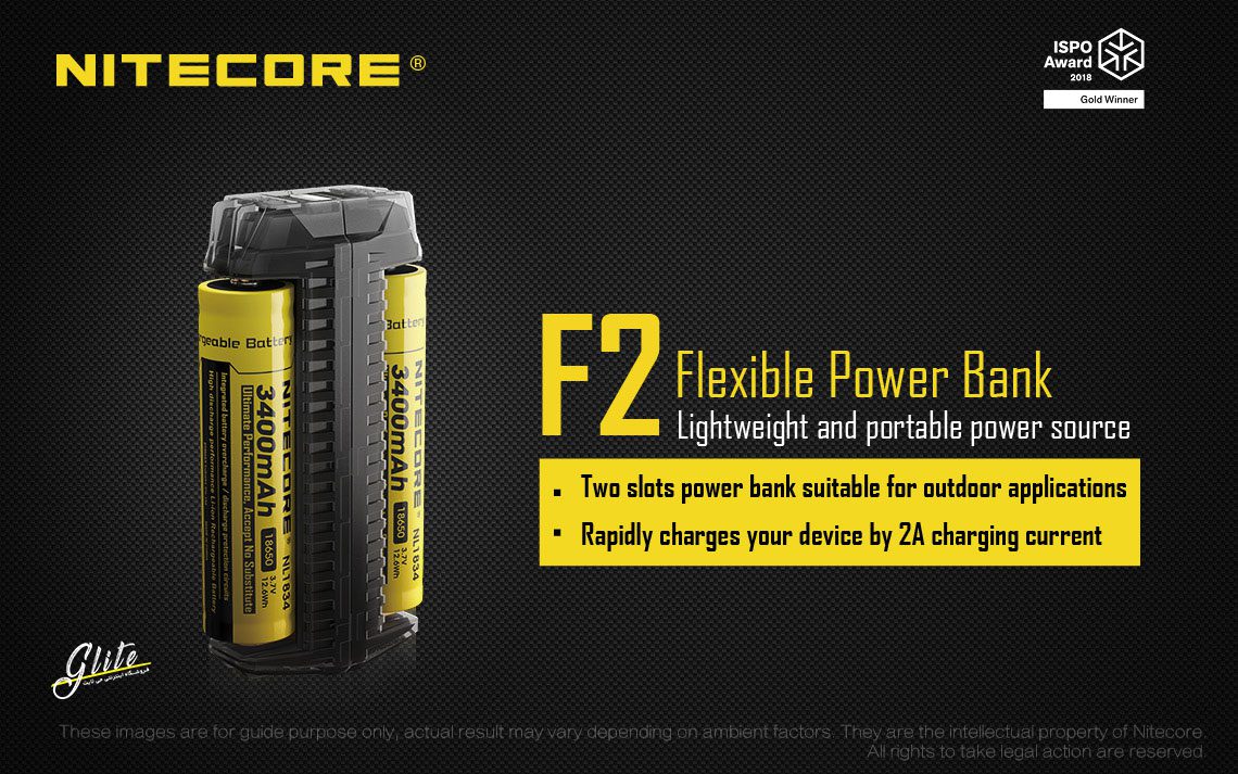 شارژر و پاوربانک نایتکر Nitecore F2