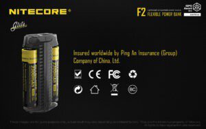 شارژر و پاوربانک نایتکر Nitecore F2 شارژر و پاوربانک نایتکر Nitecore F2