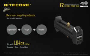 شارژر و پاوربانک نایتکر Nitecore F2 شارژر و پاوربانک نایتکر Nitecore F2