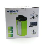 چراغ و پاوربانک خورشیدی ویداسی WD-1105