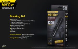 چراغ قوه نایتکر Nitecore MH10 V2 چراغ قوه نایتکر Nitecore MH10 V2