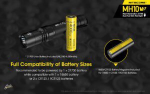 چراغ قوه نایتکر Nitecore MH10 V2 چراغ قوه نایتکر Nitecore MH10 V2