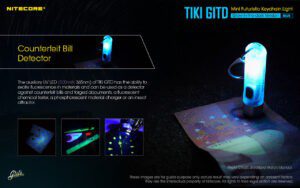 چراغ قوه جاسوئیچی نایتکر TIKI GITD BLUE