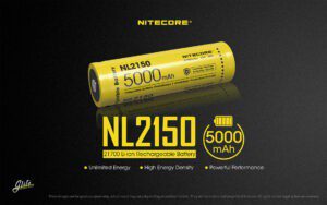 باتری 21700 لیتیوم یون NL2150 نایتکر 5000 میلی آمپر