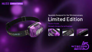 چراغ پیشانی تولید محدود نایتکر Nitecore NU33 Purple چراغ پیشانی تولید محدود نایتکر Nitecore NU33 Purple