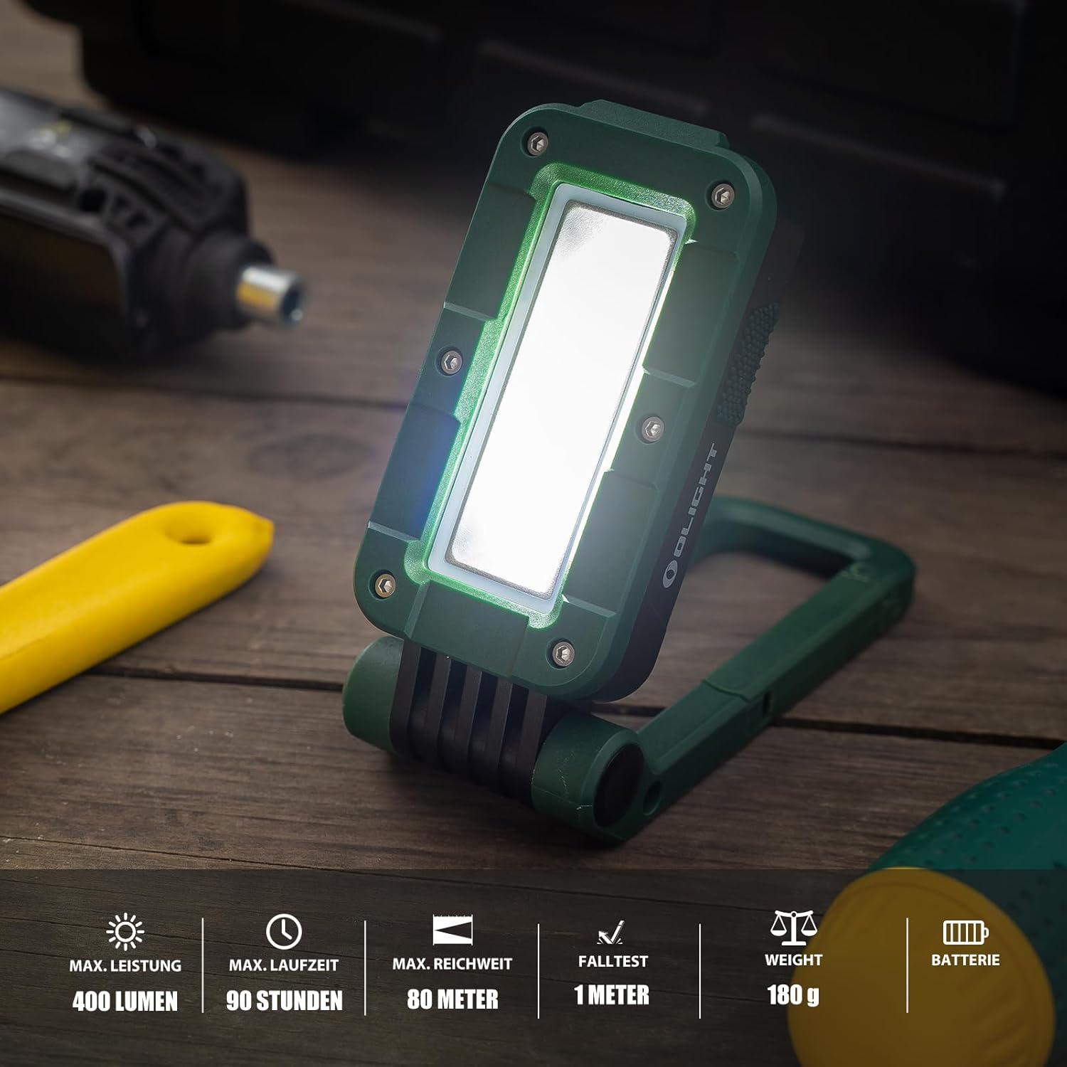 چراغ کار اولایت Olight Swivel Moss Green چراغ کار اولایت Olight Swivel Moss Green