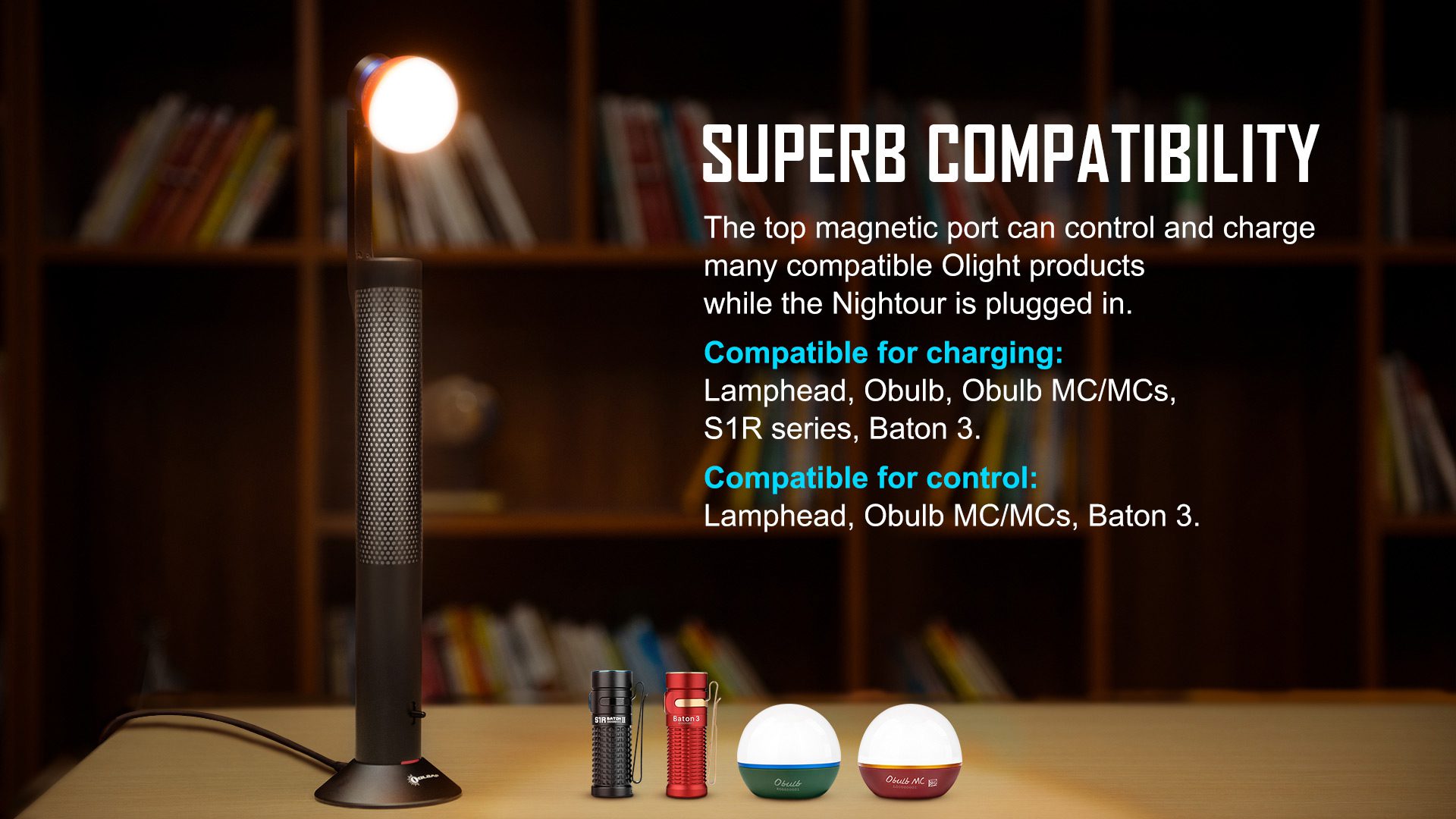 چراغ مطالعه اولایت OLIGHT OLAMP NIGHTOUR چراغ مطالعه اولایت OLIGHT OLAMP NIGHTOUR