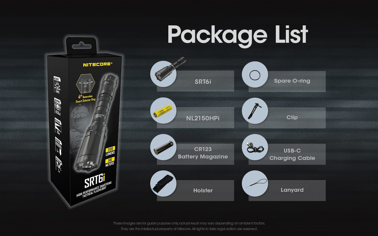 چراغ قوه نایتکر Nitecore SRT6i چراغ قوه نایتکر Nitecore SRT6i