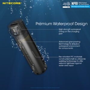 پاوربانک ضدآب 5,000 میلی آمپر نایتکُر Nitecore NPB1 پاوربانک 5,000 میلی آمپر نایتکُرNitecore NPB1