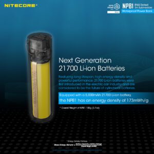 پاوربانک ضدآب 5,000 میلی آمپر نایتکُر Nitecore NPB1 پاوربانک 5,000 میلی آمپر نایتکُرNitecore NPB1