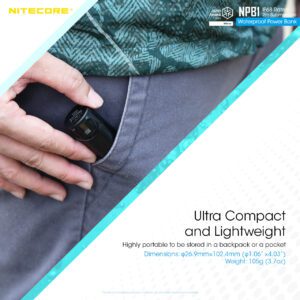 پاوربانک ضدآب 5,000 میلی آمپر نایتکُر Nitecore NPB1 پاوربانک 5,000 میلی آمپر نایتکُرNitecore NPB1
