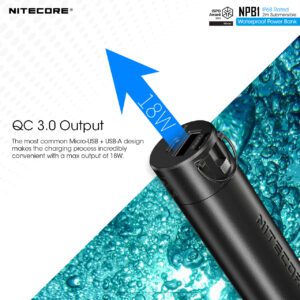 پاوربانک ضدآب 5,000 میلی آمپر نایتکُر Nitecore NPB1 پاوربانک 5,000 میلی آمپر نایتکُرNitecore NPB1
