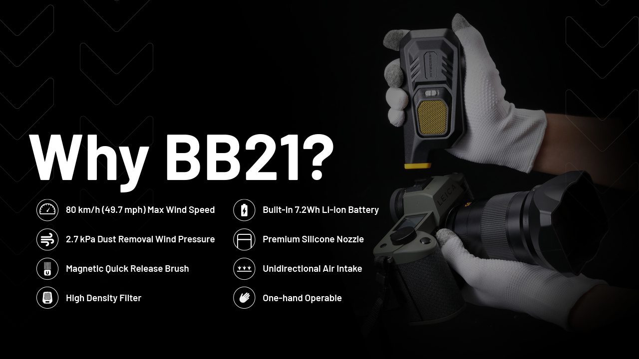 پمپ باد شارژی نایتکر Nitecore BB21 پمپ باد شارژی نایتکر Nitecore BB21