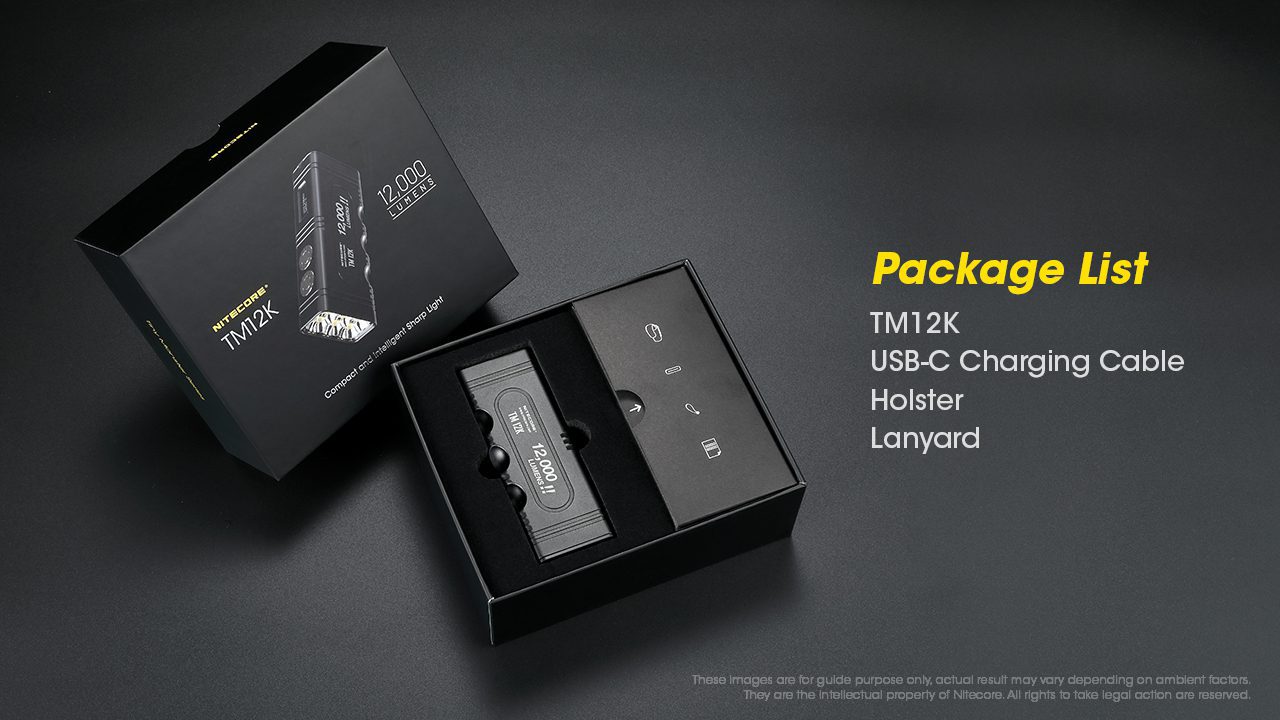 چراغ قوه نایتکر Nitecore TM12K چراغ قوه نایتکر Nitecore TM12K