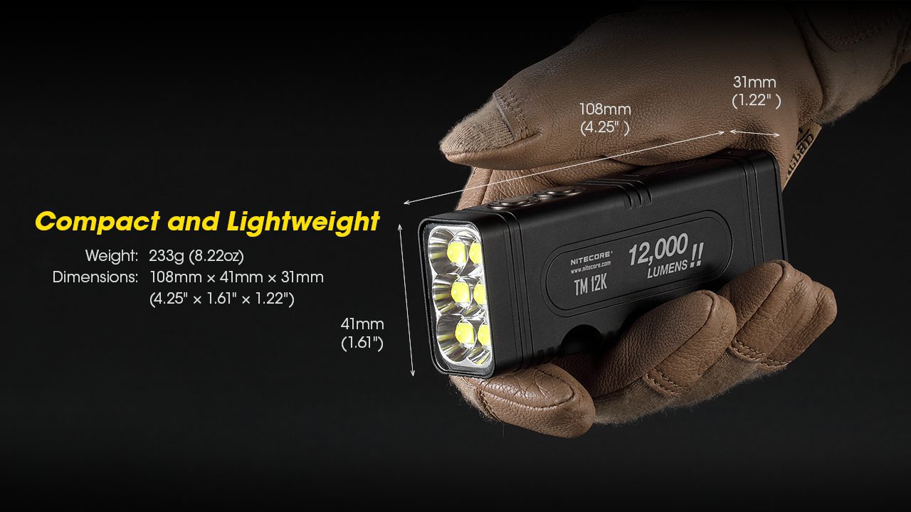 چراغ قوه نایتکر Nitecore TM12K چراغ قوه نایتکر Nitecore TM12K