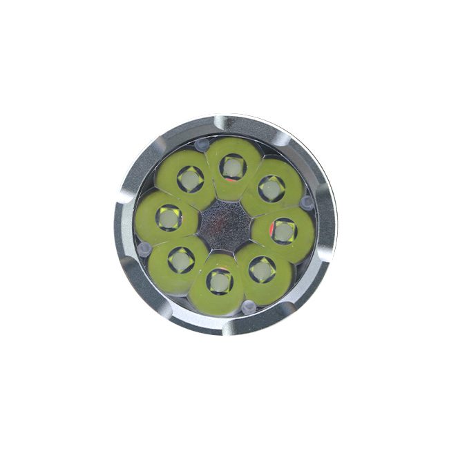 چراغ قوه 8 لامپ کینساچ KINSACH KS-F82 چراغ قوه 8 لامپ کینساج KINSACH KS-F82