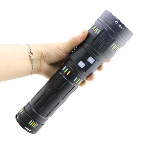 چراغ قوه کینساچ زوم دار KINSACH G600 چراغ قوه کینساچ زوم دار پلیسی KINSACH G600