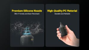 دمنده و گردگیر الکترونیکی نایتکُر NITECORE BB nano پمپ باد الکترونیکی نایتکُر NITECORE BB nano