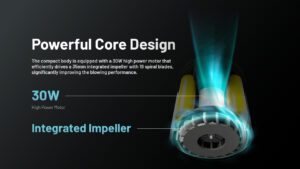 دمنده و گردگیر الکترونیکی نایتکُر NITECORE BB nano پمپ باد الکترونیکی نایتکُر NITECORE BB nano