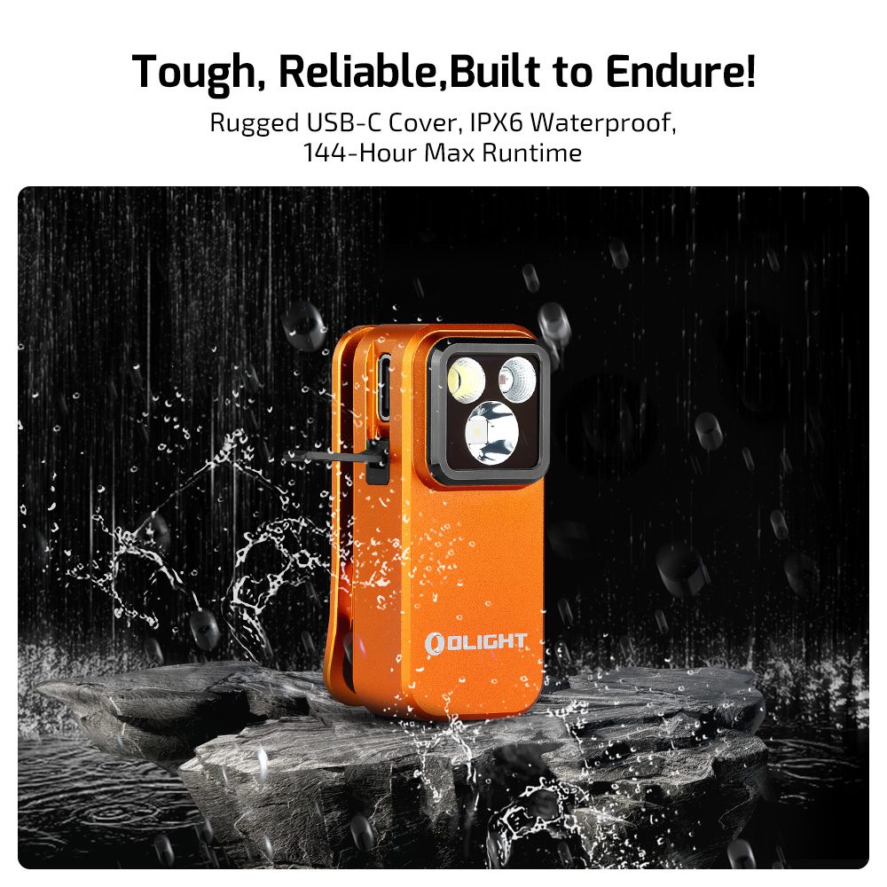 چراغ قوه گیره دار OLight Oclip PRO Orange چراغ قوه گیره دار OLight Oclip PRO Orange