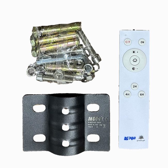 چراغ خیابانی خورشیدی 80 وات مودی MD-73800 چراغ خیابانی خورشیدی 80 وات مودی MD-73800