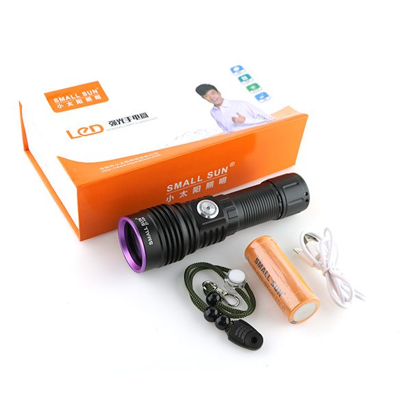 چراغ قوه یووی 365 نانومتر اسمال سان SMALL SUN ZY-H26 UV چراغ قوه یووی 365 نانومتر اسمال سان SMALL SUN ZY-H26 UV