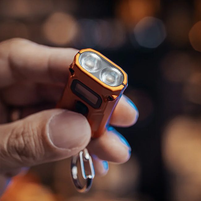 چراغ قوه جاسوئیچی چند رنگ نایتکر نارنجی Nitecore TINI3 چراغ قوه جاسوئیچی نایتکر Nitecore TINI3 Orange