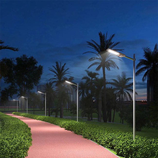چراغ خیابانی خورشیدی 200 وات ویمکس مدل V-SLT99-200W چراغ خیابانی خورشیدی 200 وات ویمکس مدل V-SLT99-200W