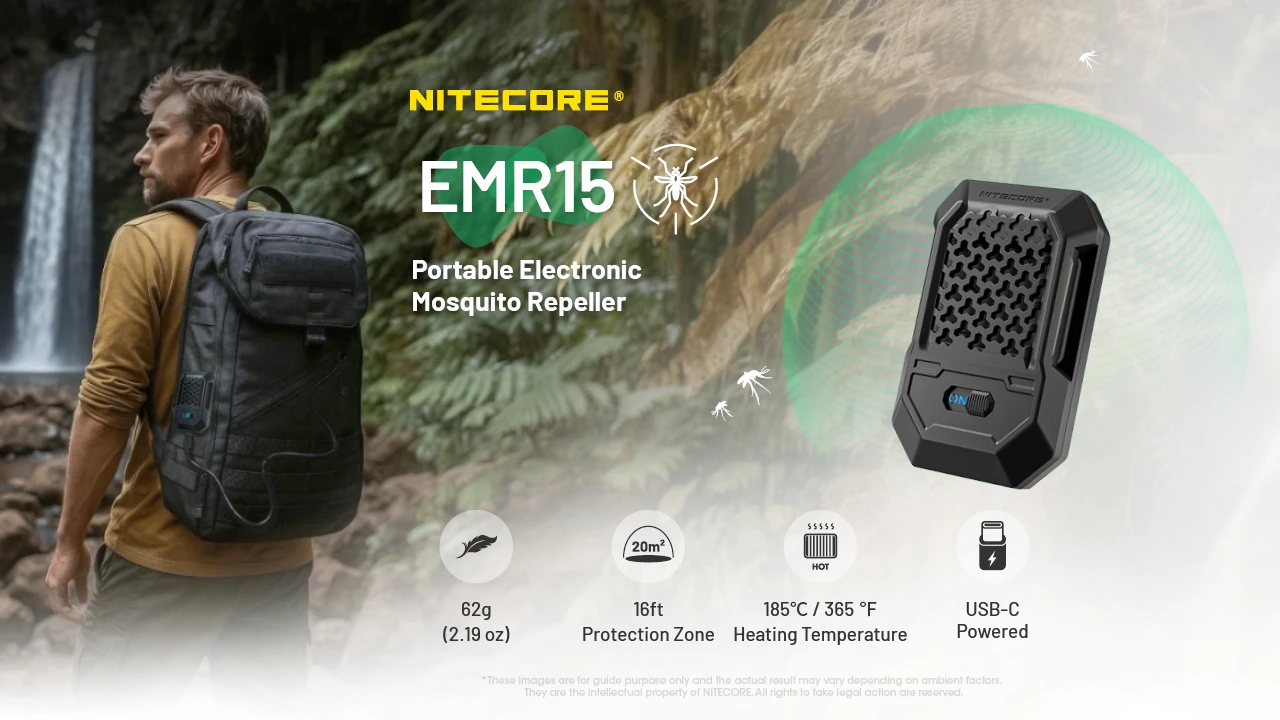 دور کننده حشرات نایتکر NITECORE EMR15 دور کننده حشرات نایتکر NITECORE EMR15