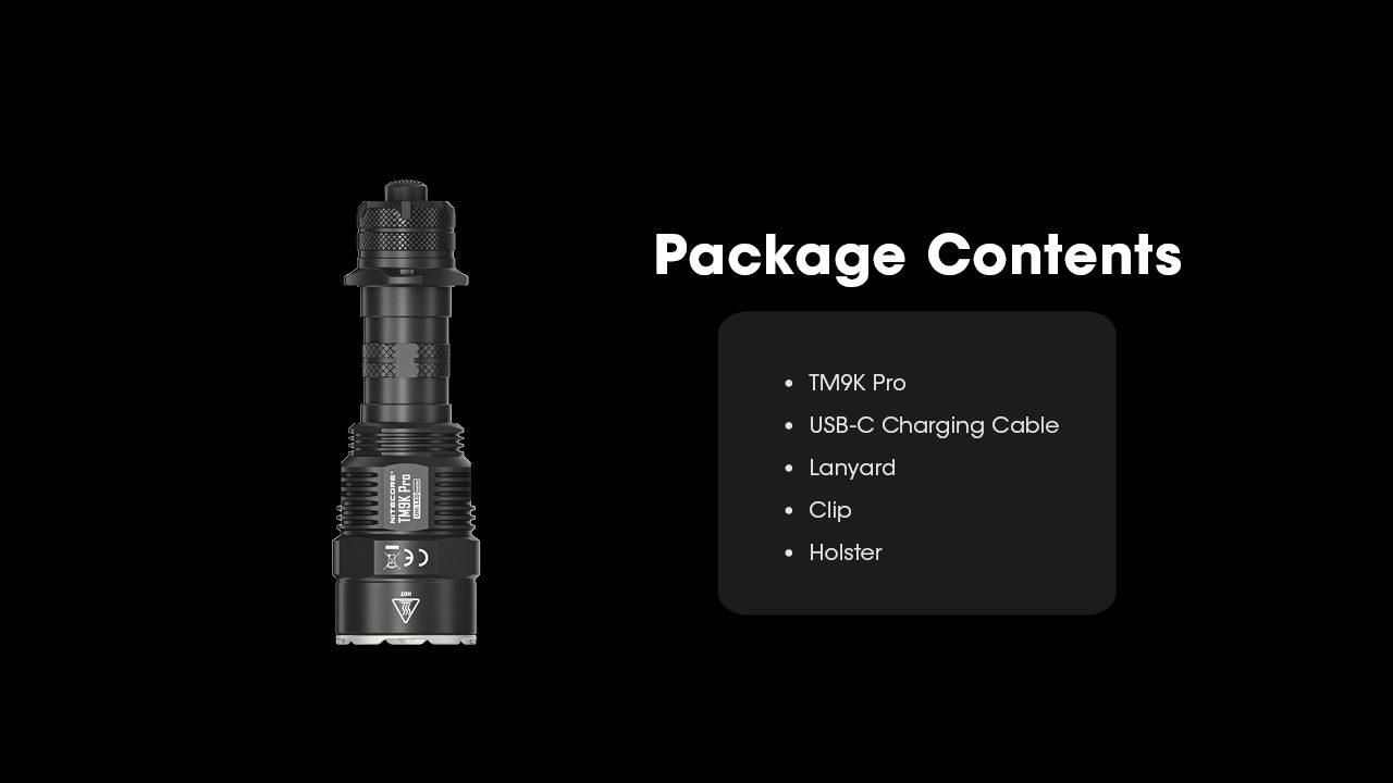 چراغ قوه تاکتیکال نایتکر Nitecore TM9K PRO چراغ قوه تاکتیکال نایتکر Nitecore TM9K PRO