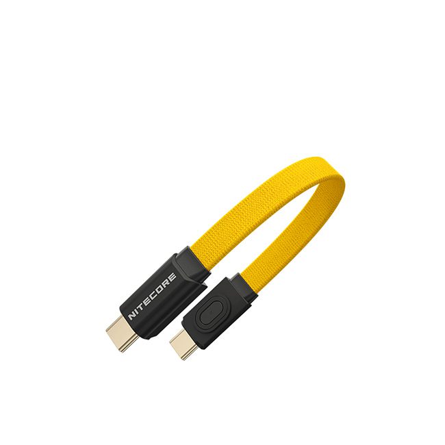 کابل فست شارژ USB-C آهنربایی 60 وات روکش طلا نایتکر NLink10 کابل USB-C به USB-C نایتکر Nlink 10
