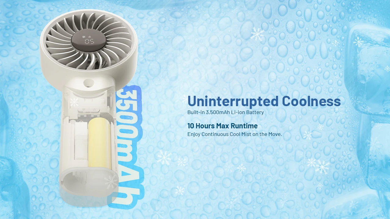 پنکه دستی شارژی نایتکر NITECORE IzzCool 30 پنکه دستی شارژی نایتکر NITECORE IzzCool 30