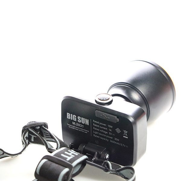 چراغ پیشانی زوم دار بیگ سان BIG SUN M-2831 چراغ پیشانی زوم دار بیگ سان BIG SUN M-2831